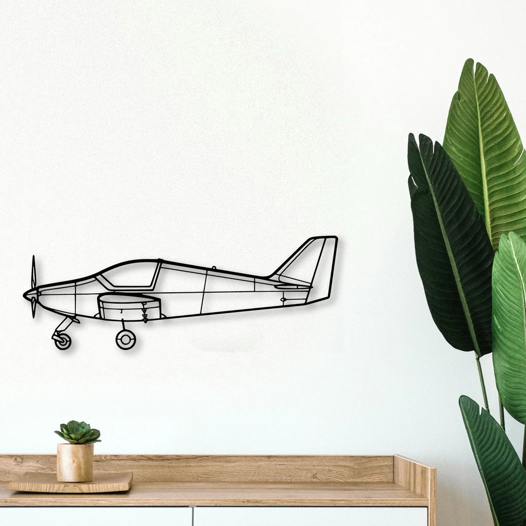03 Loiret Classic Aircraft Silhouette Metal Wall Art - Tinvibe
