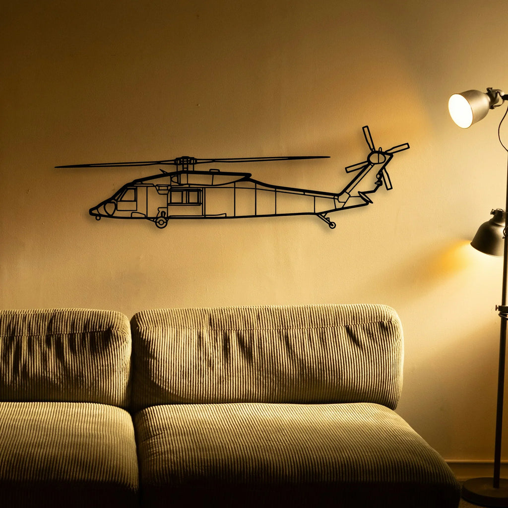 170B 2 Classic Aircraft Silhouette Metal Wall Art - Tinvibe