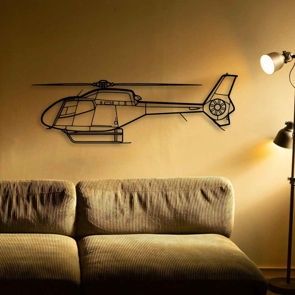 201 Standard Libelle 3 Classic Aircraft Silhouette Metal Wall Art - Tinvibe