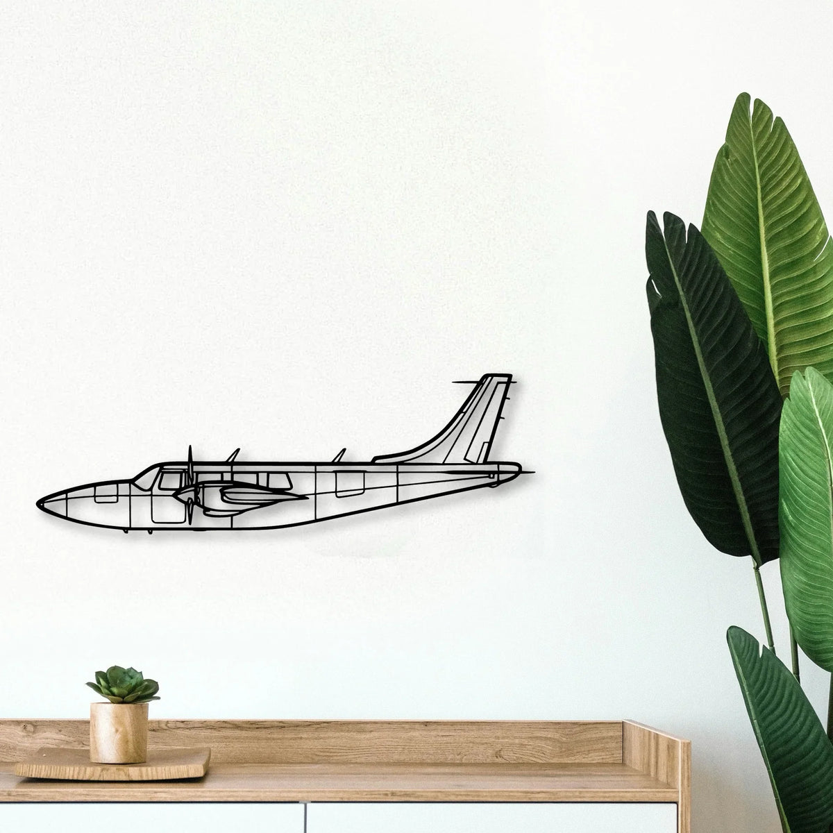 201 Standard Libelle 4 Classic Aircraft Silhouette Metal Wall Art - Tinvibe