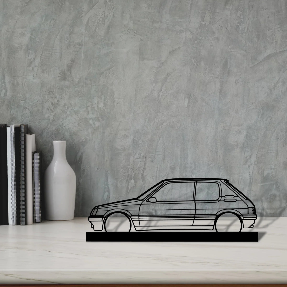 205-gti Silhouette Metal Art Stand - Tinvibe