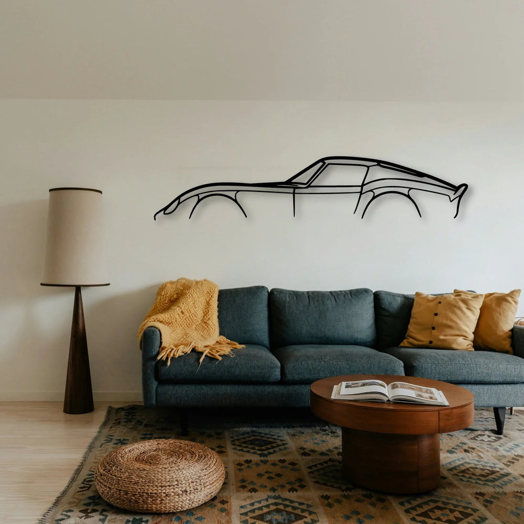 250 GTO Classic Silhouette Metal Wall Art - Tinvibe