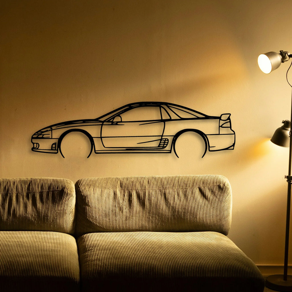 3000GT 1994 Classic Silhouette Metal Wall Art - Tinvibe