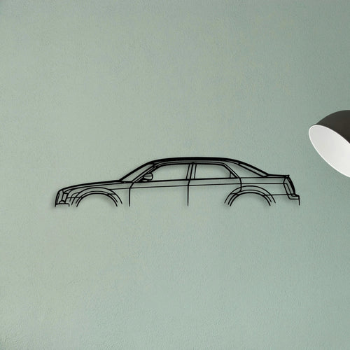 300C 2006 Classic Silhouette Metal Wall Art - Tinvibe