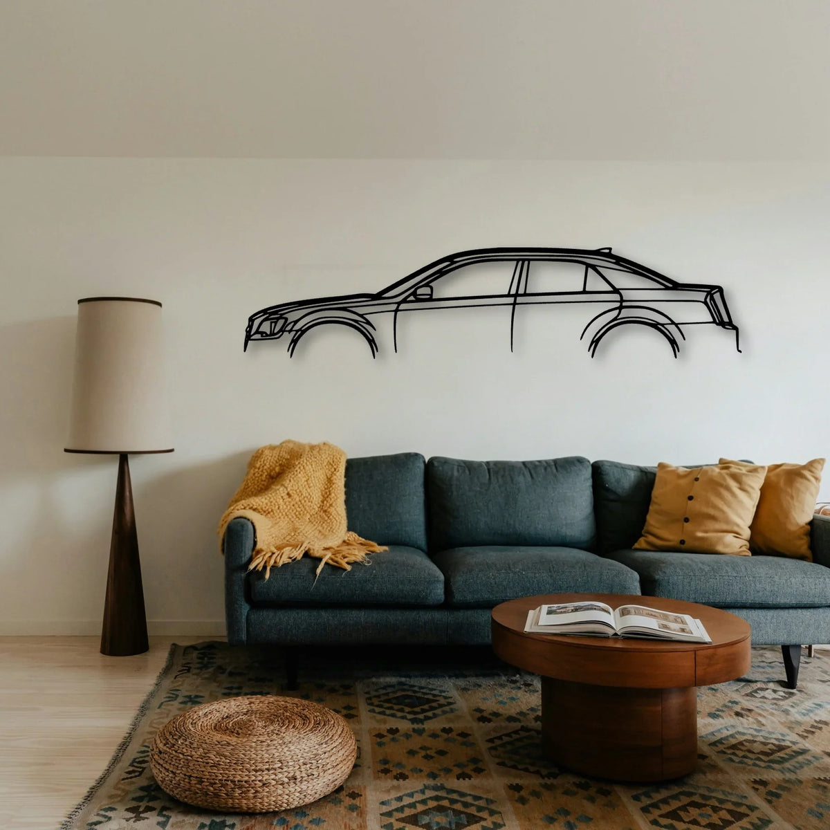300 S 2016 Classic Silhouette Metal Wall Art - Tinvibe