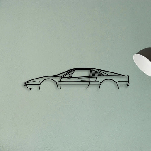 308 GTSI 1980 Classic Silhouette Metal Wall Art - Tinvibe