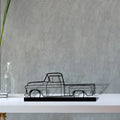 3100-1957 Silhouette Metal Art Stand - Tinvibe