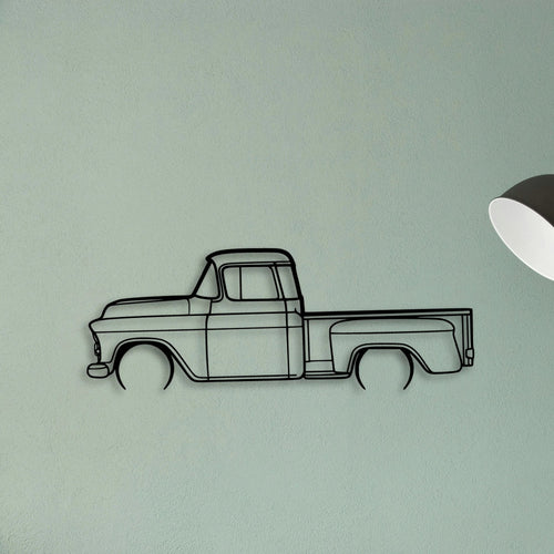 3100 1957 2 Classic Silhouette Metal Wall Art - Tinvibe