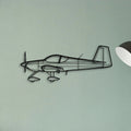 310R 2 Classic Aircraft Silhouette Metal Wall Art - Tinvibe