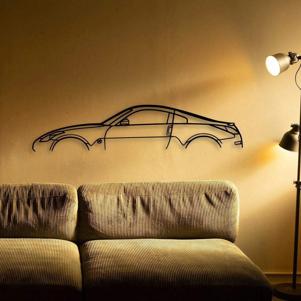 350Z 2 Classic Silhouette Metal Wall Art - Tinvibe