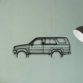 4Runner 1989 Classic Silhouette Metal Wall Art - Tinvibe