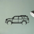 4Runner TRD PRO 2022 Classic Silhouette Metal Wall Art - Tinvibe