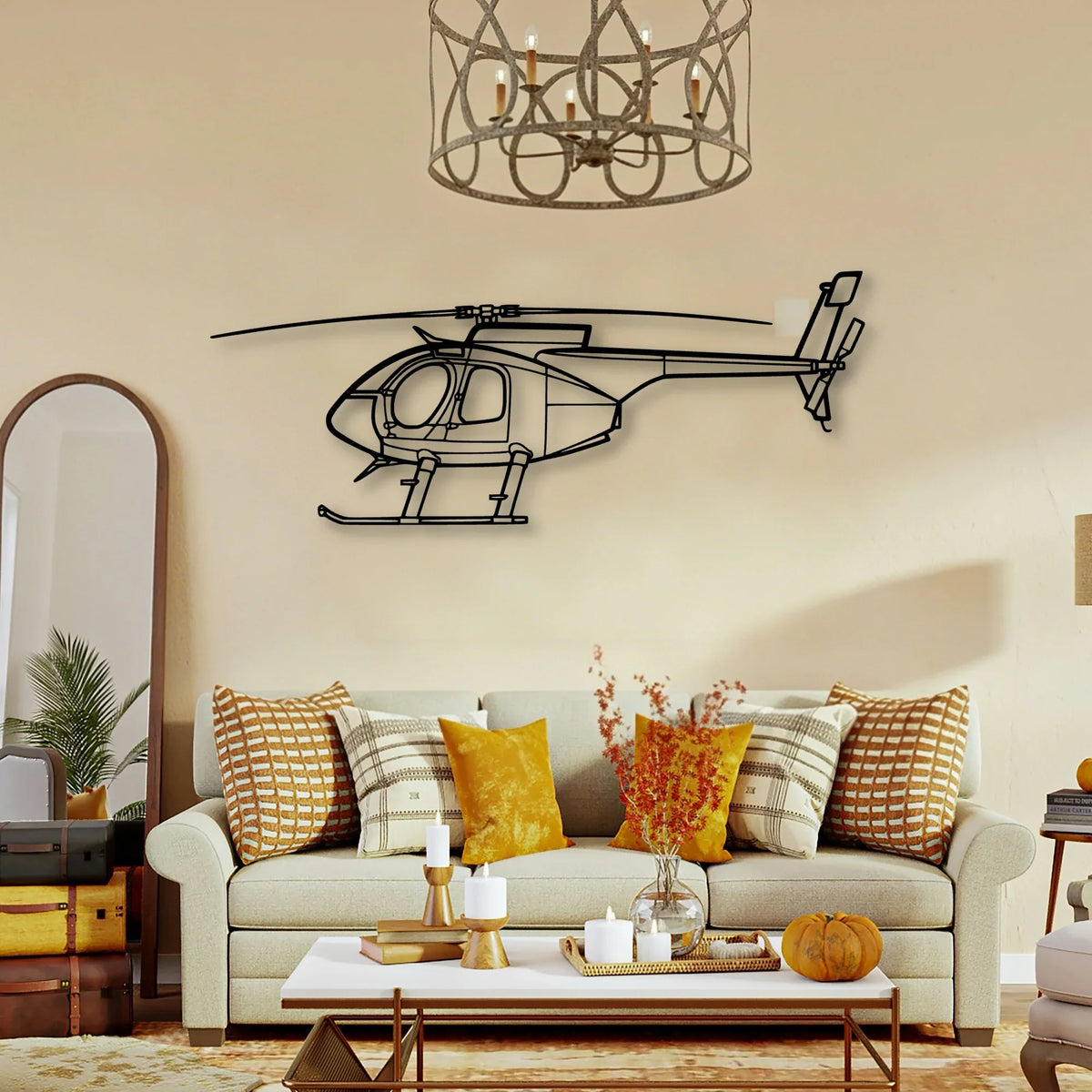 530F Classic Aircraft Silhouette Metal Wall Art - Tinvibe