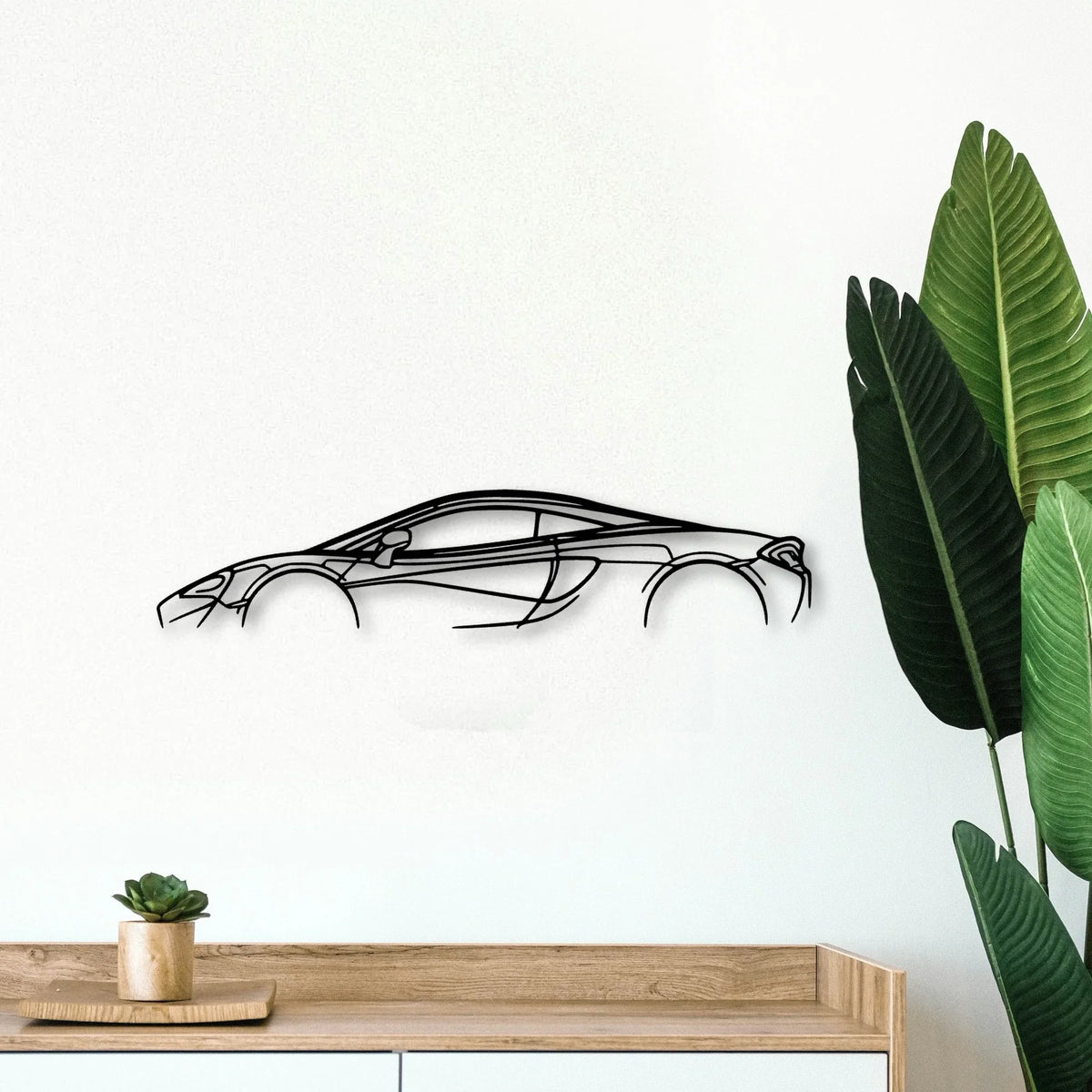 570s Classic Silhouette Metal Wall Art - Tinvibe