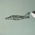 737 800NG 2 Classic Aircraft Silhouette Metal Wall Art - Tinvibe