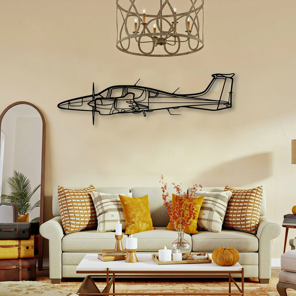 737 800NG 3 Classic Aircraft Silhouette Metal Wall Art - Tinvibe
