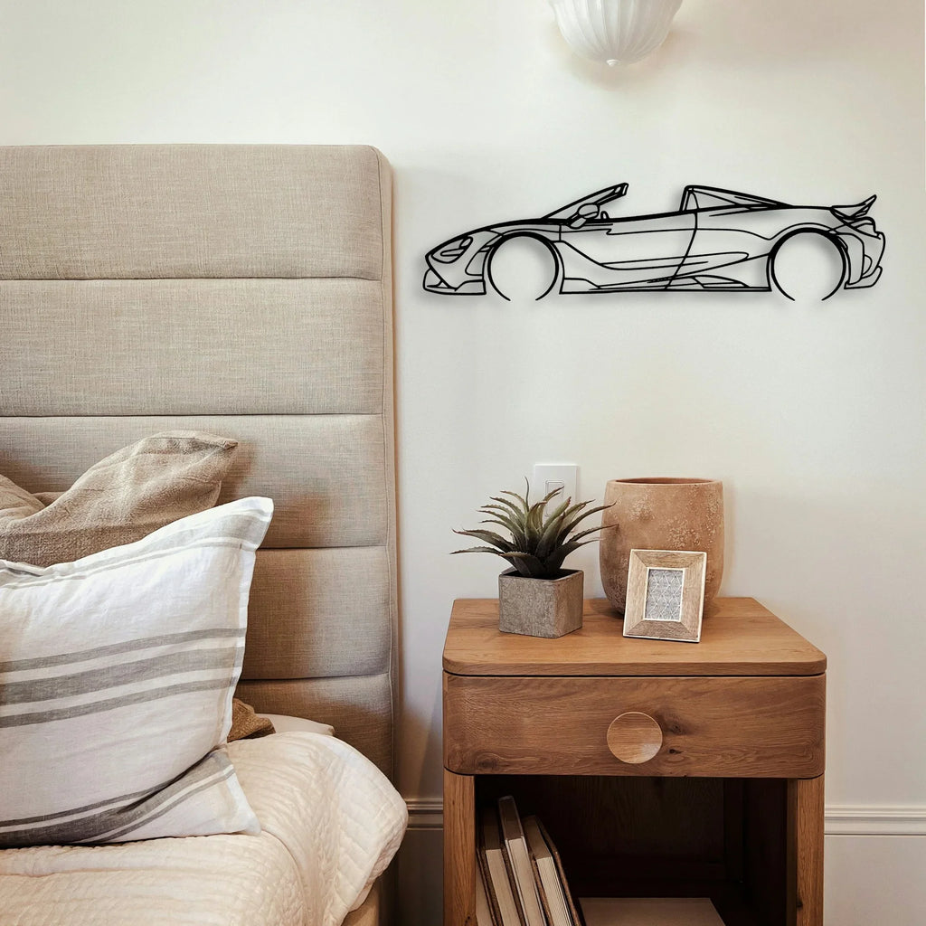 765 LT 2 Classic Silhouette Metal Wall Art - Tinvibe