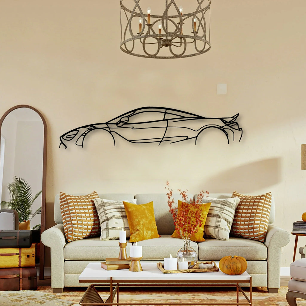 765 LT 3 Classic Silhouette Metal Wall Art - Tinvibe