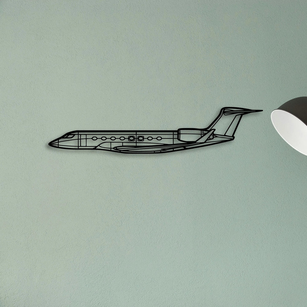 787 2 Classic Aircraft Silhouette Metal Wall Art - Tinvibe
