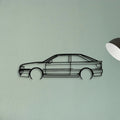 80 S2 1992 Classic Silhouette Metal Wall Art - Tinvibe