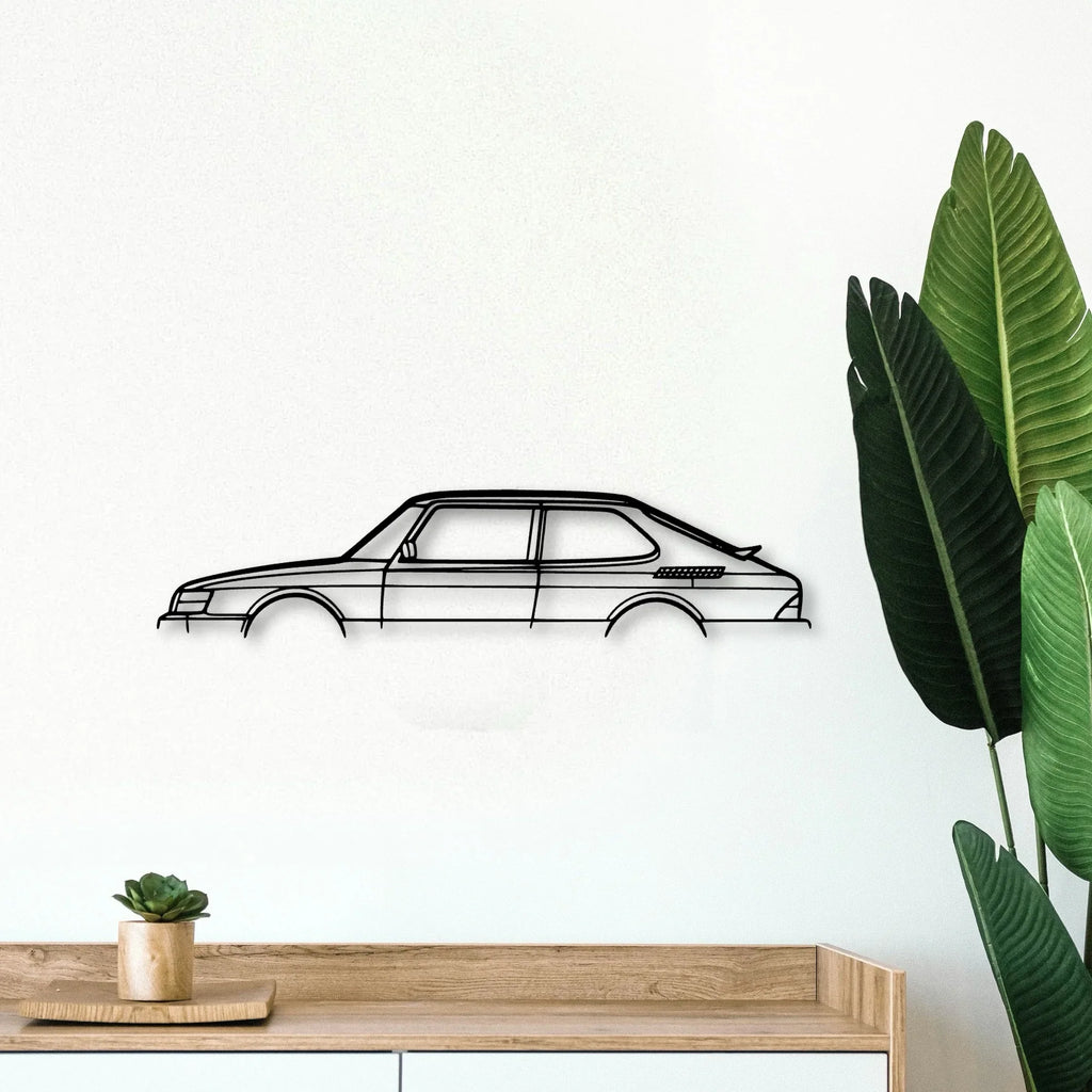 900 1993 Classic Silhouette Metal Wall Art - Tinvibe