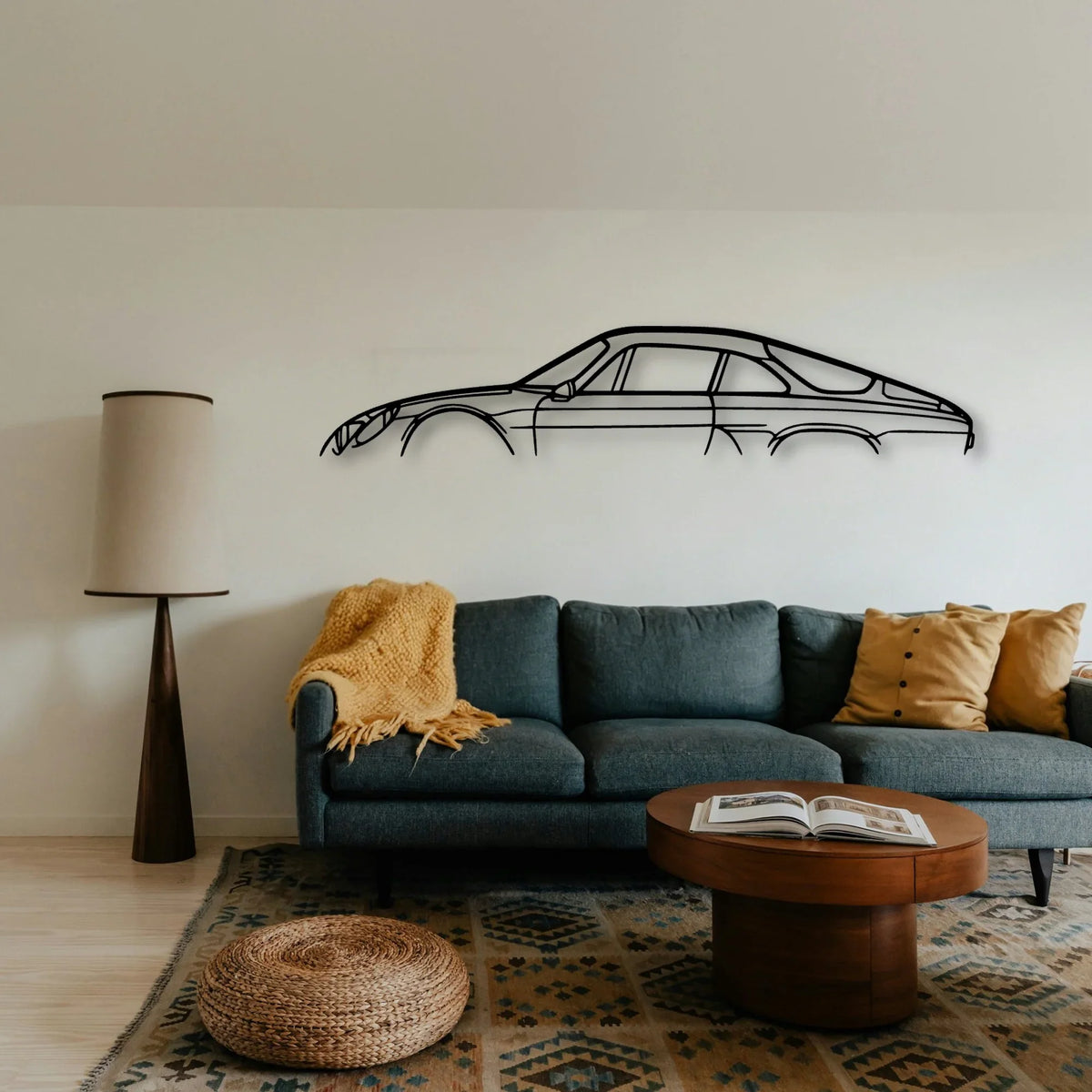 A110 1970 Classic Silhouette Metal Wall Art - Tinvibe