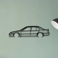 Accord 1990 Classic Silhouette Metal Wall Art - Tinvibe