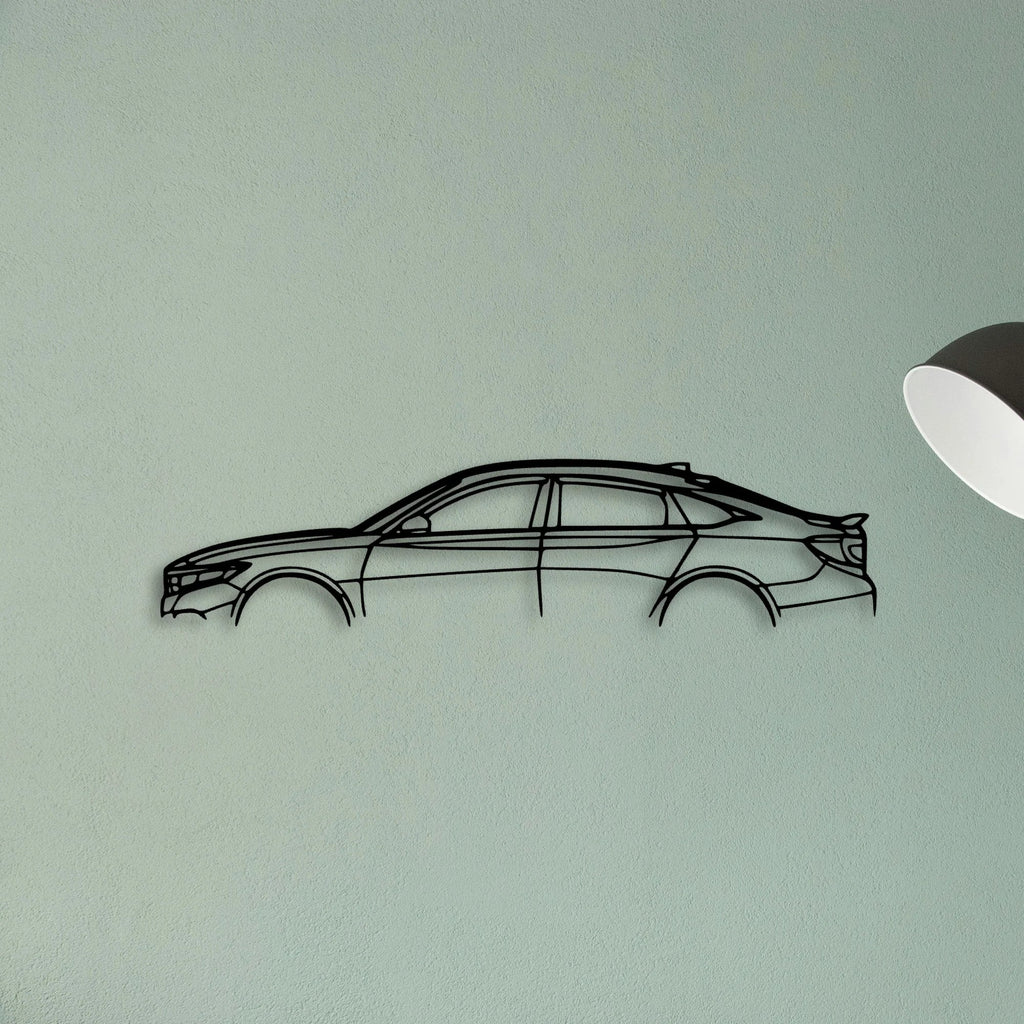 Accord Sport 2020 Classic Silhouette Metal Wall Art - Tinvibe