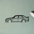 Alfa 75 Evoluzione Classic Silhouette Metal Wall Art - Tinvibe