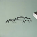 Alfa 8C Classic Silhouette Metal Wall Art - Tinvibe