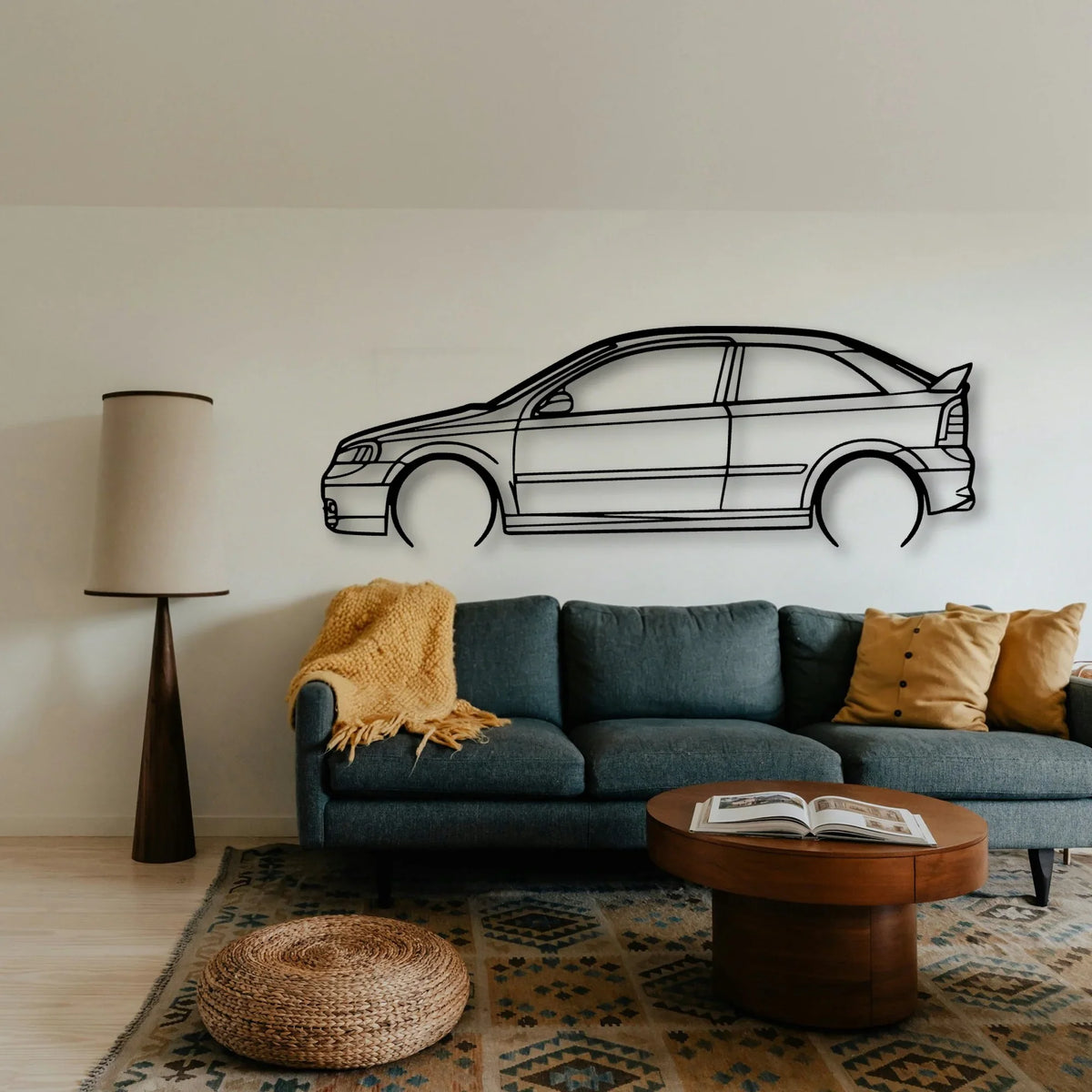 Astra 2000 Classic Silhouette Metal Wall Art - Tinvibe