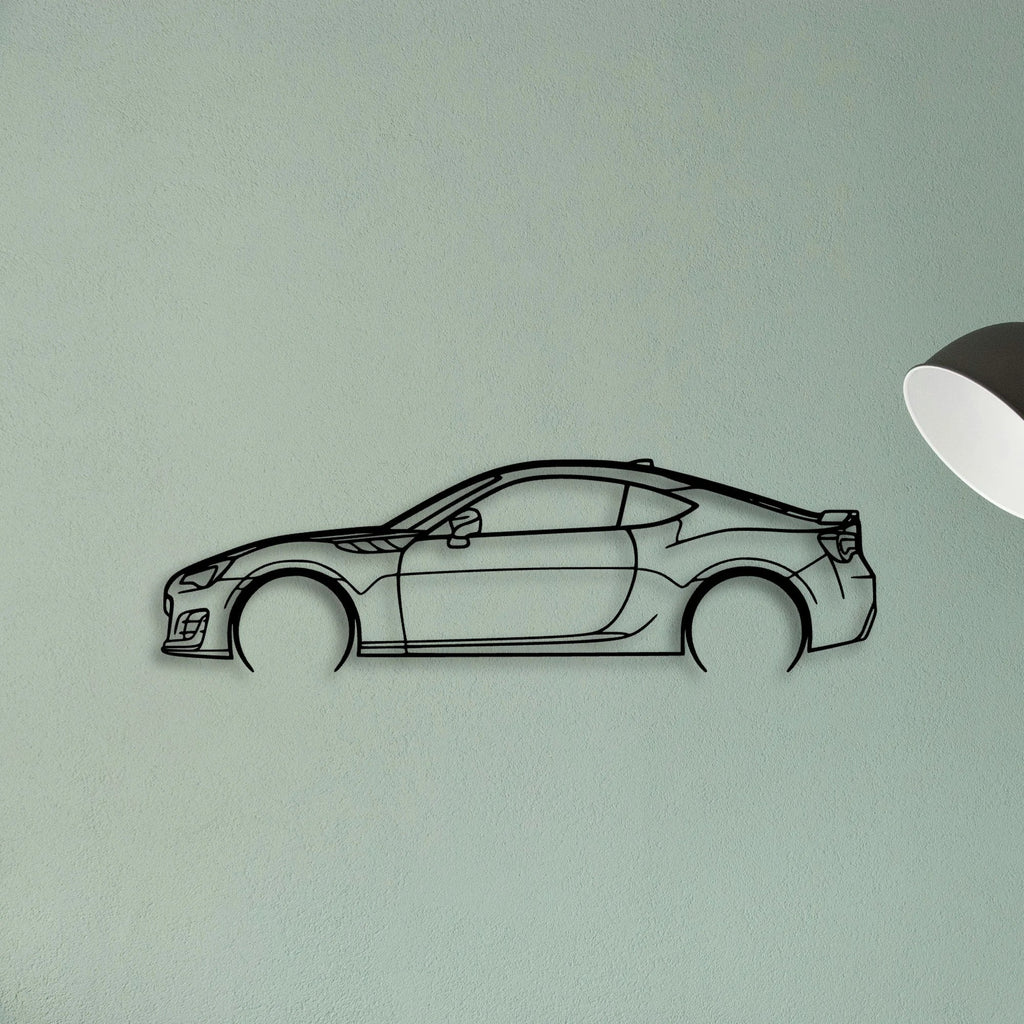BRZ 2 Classic Silhouette Metal Wall Art - Tinvibe