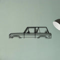 Bronco 1974 Classic Silhouette Metal Wall Art - Tinvibe