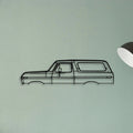 Bronco 1979 Classic Silhouette Metal Wall Art - Tinvibe