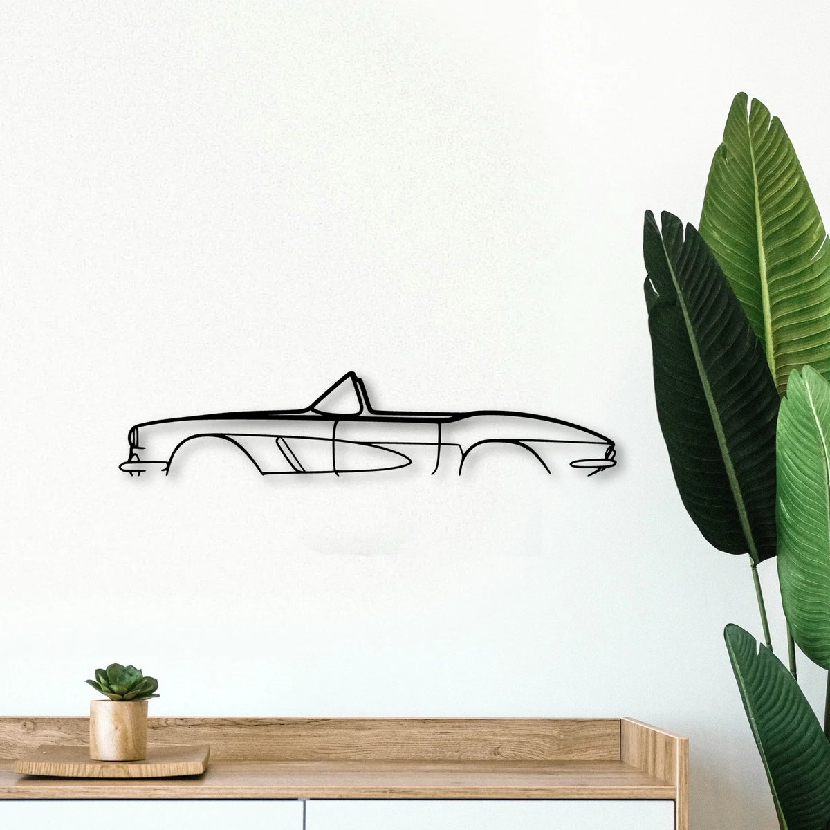 C1 1962 Classic Silhouette Metal Wall Art - Tinvibe