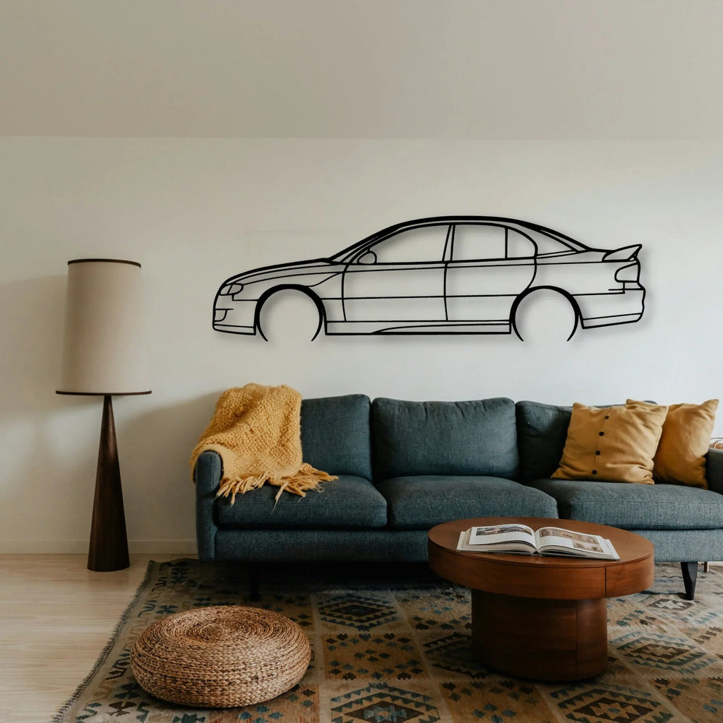 Commodore VX GTS Classic Silhouette Metal Wall Art - Tinvibe