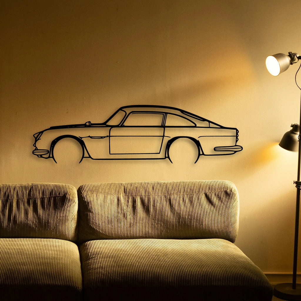 DB5 Classic Silhouette Metal Wall Art - Tinvibe