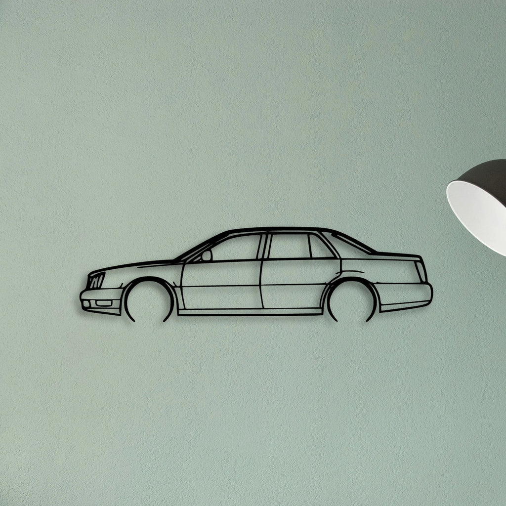Deville 2002 Classic Silhouette Metal Wall Art - Tinvibe