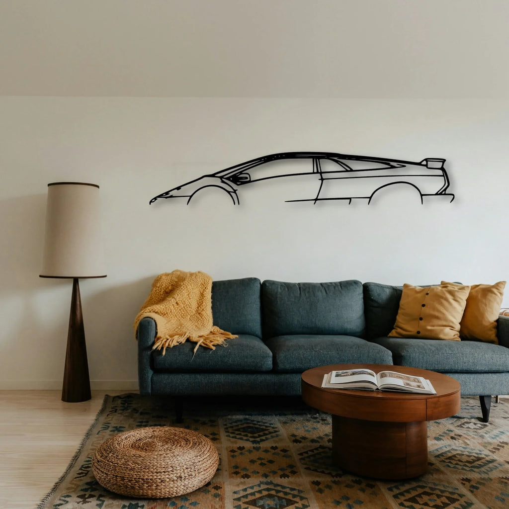 Diablo VT 2001 Classic Silhouette Metal Wall Art - Tinvibe