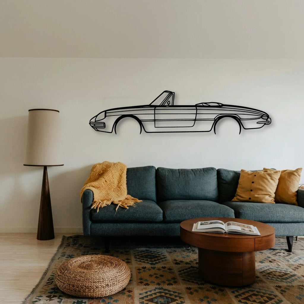 Duetto 1967 Classic Silhouette Metal Wall Art - Tinvibe