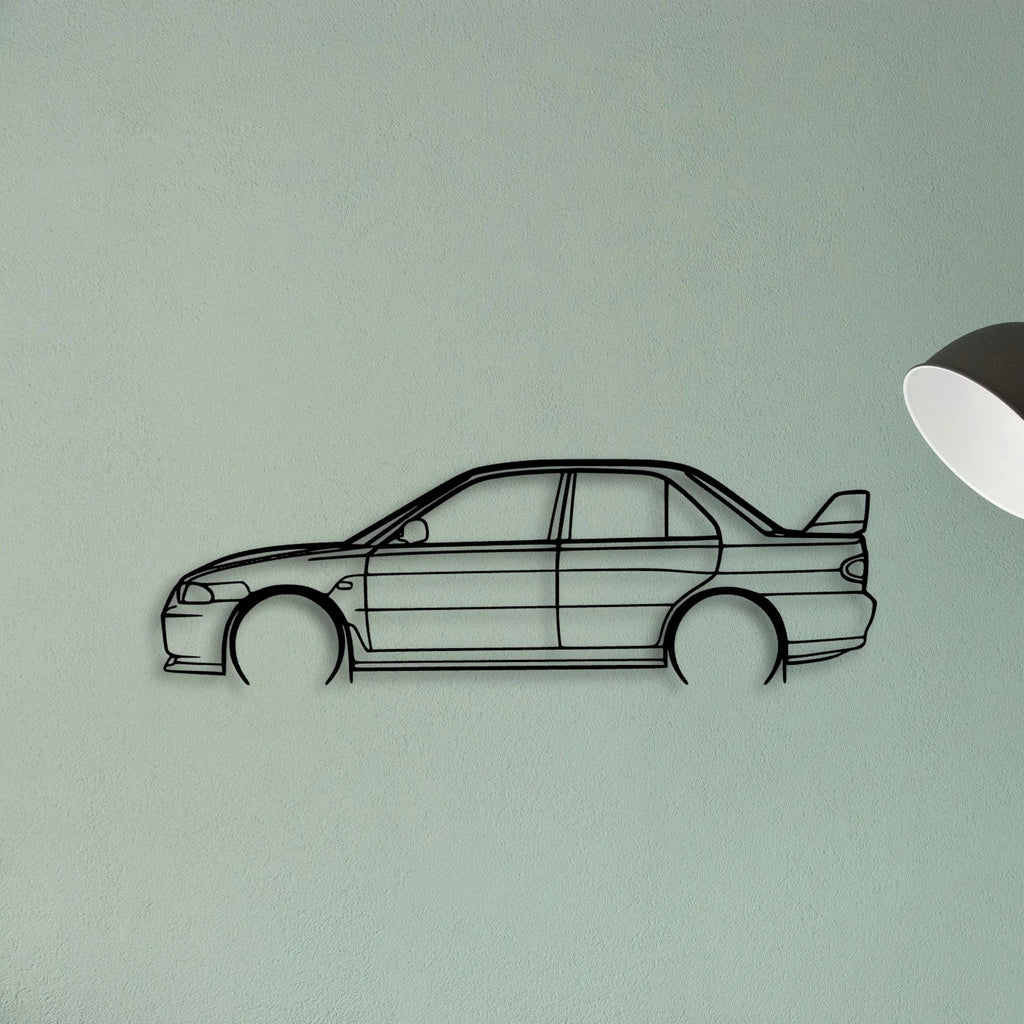 EVO 3 Classic Silhouette Metal Wall Art - Tinvibe