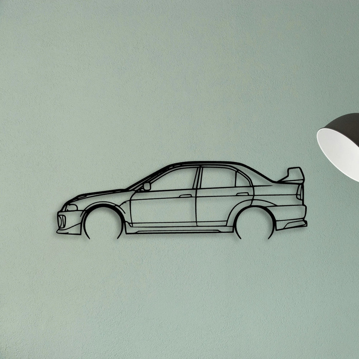 EVO V Classic Silhouette Metal Wall Art - Tinvibe