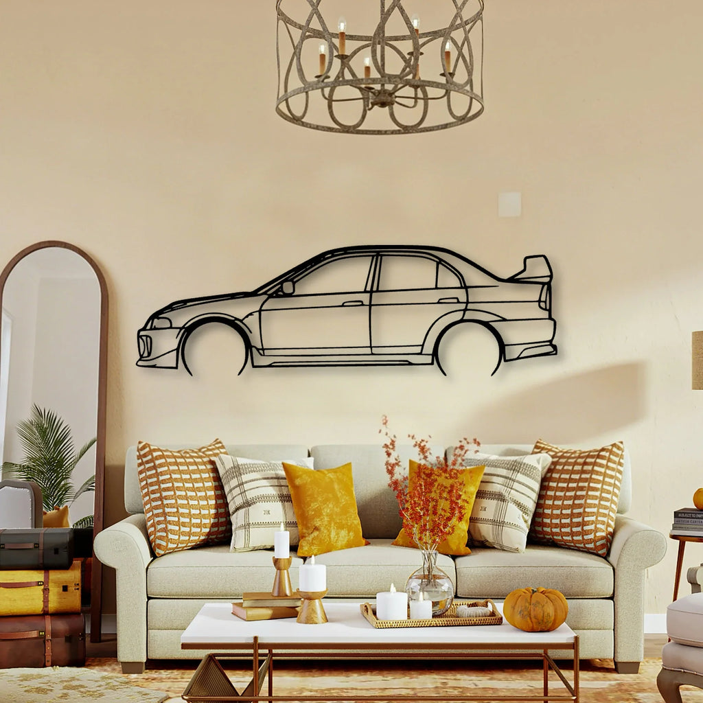 EVO V Classic Silhouette Metal Wall Art - Tinvibe