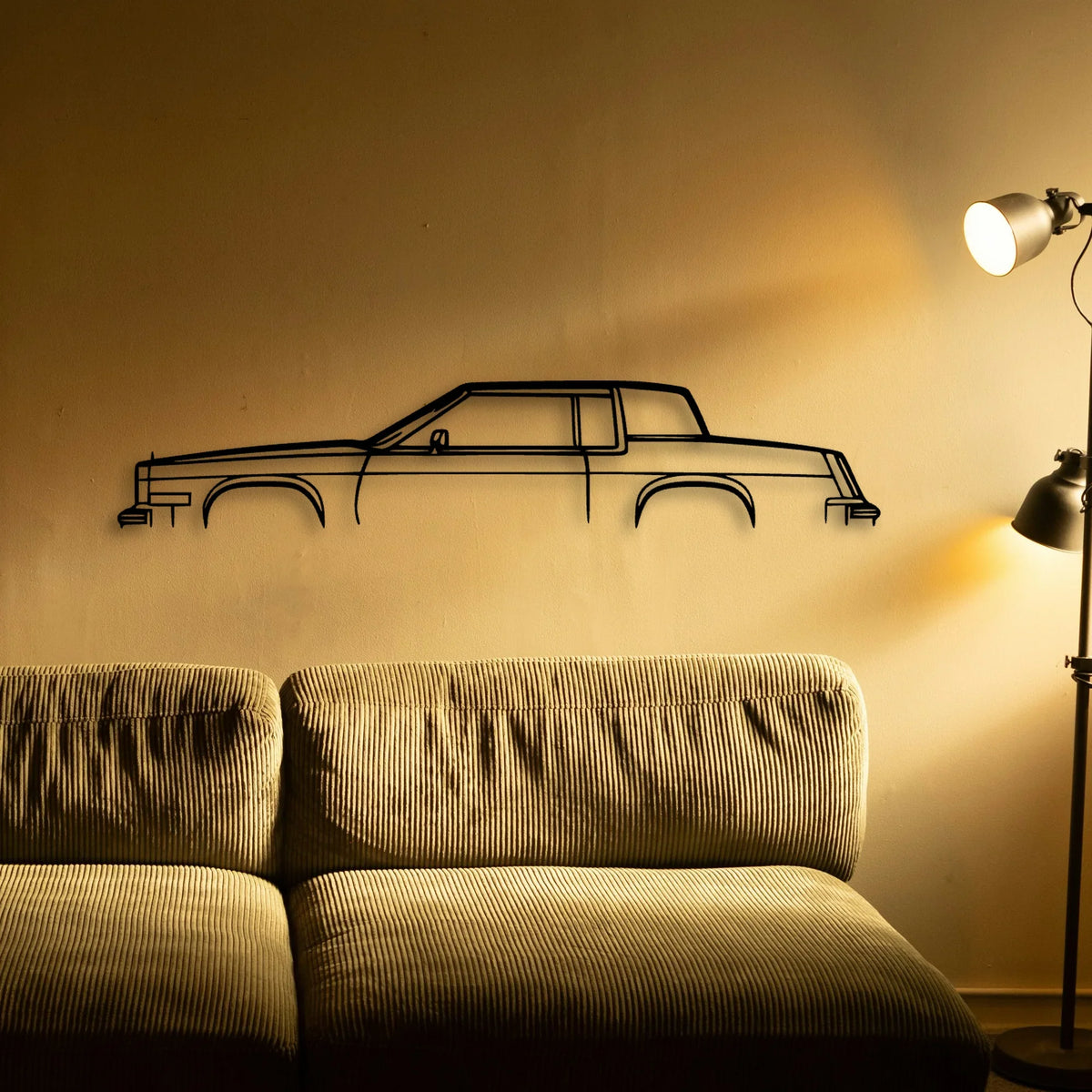Eldo 1984 Classic Silhouette Metal Wall Art - Tinvibe