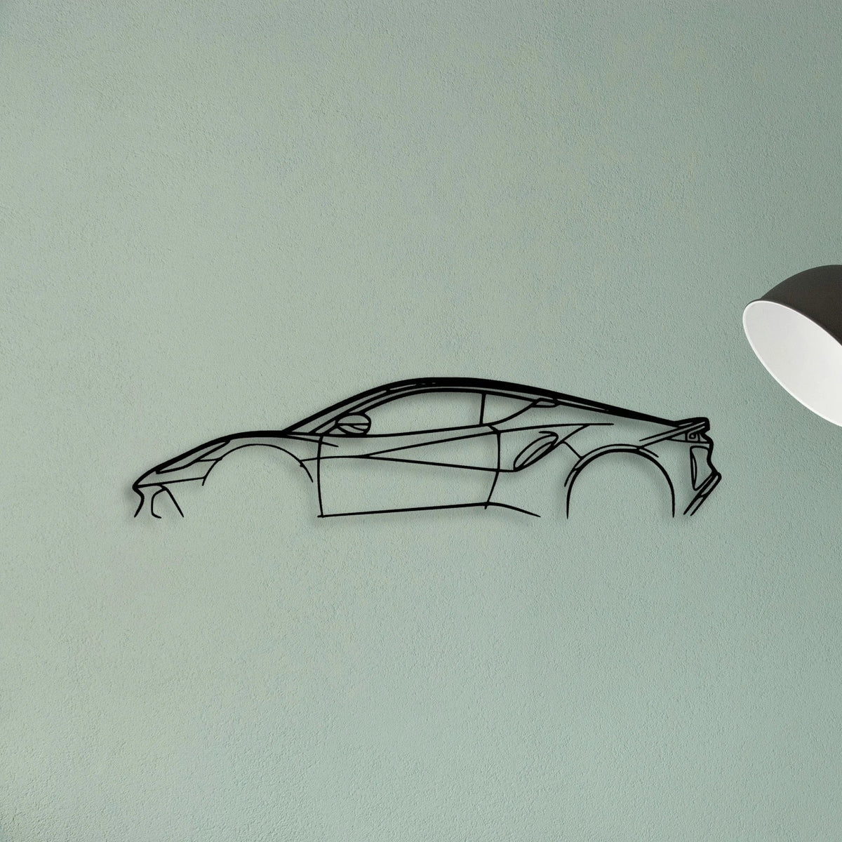 Emira 2 Classic Silhouette Metal Wall Art - Tinvibe
