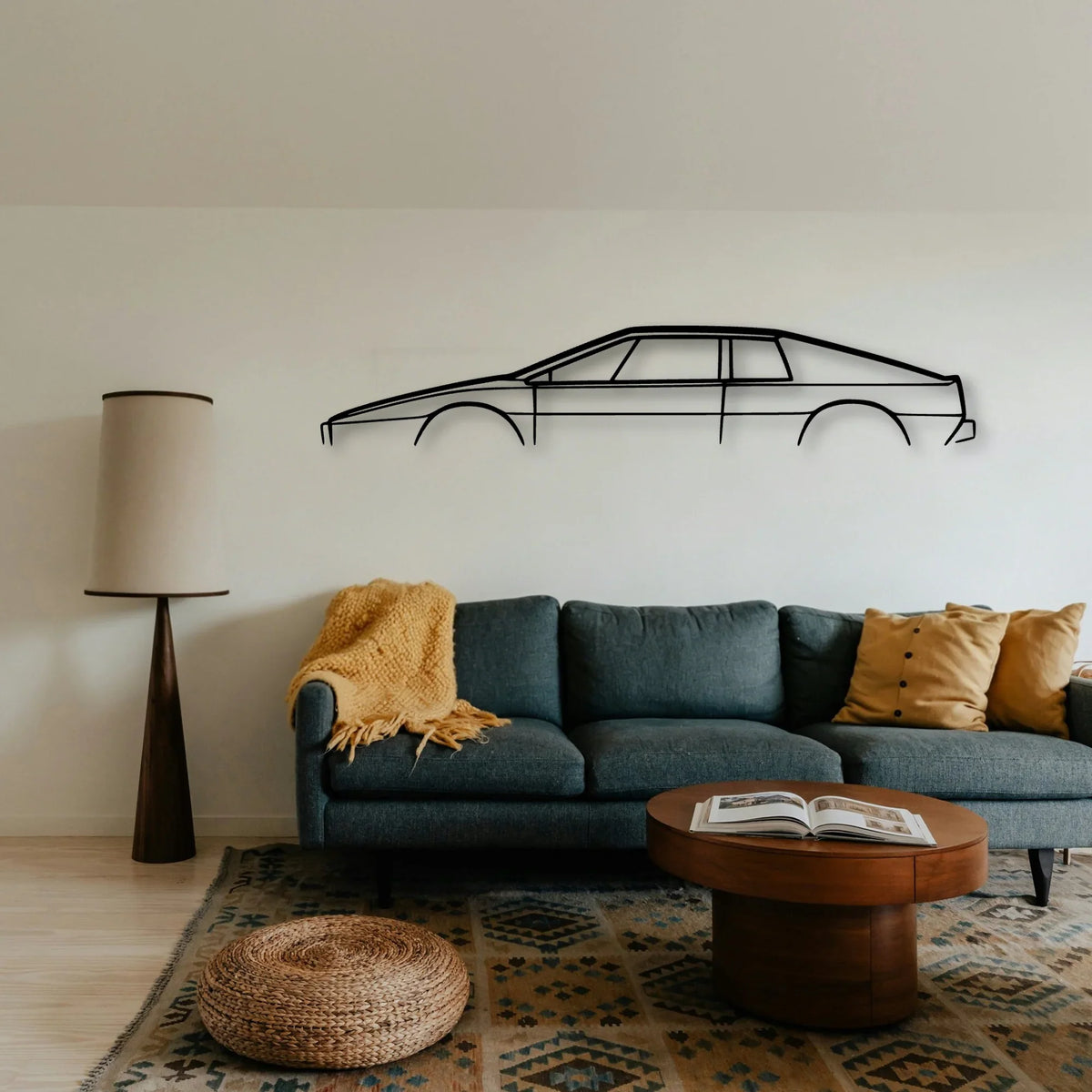 Esprit S1 Classic Silhouette Metal Wall Art - Tinvibe