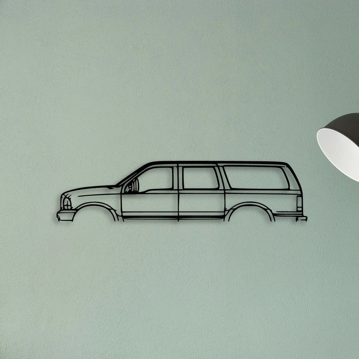 Excursion 2003 Classic Silhouette Metal Wall Art - Tinvibe