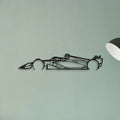 F1 2024 SF 24 Classic Silhouette Metal Wall Art - Tinvibe