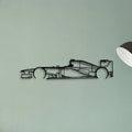 F1 RB8 2012 Classic Silhouette Metal Wall Art - Tinvibe