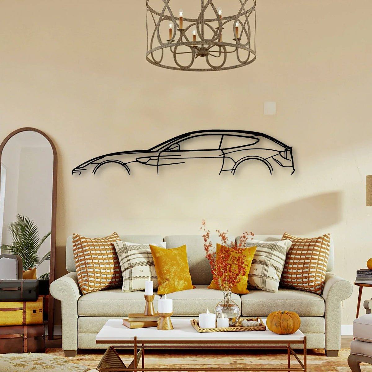 FF 2012 Classic Silhouette Metal Wall Art - Tinvibe